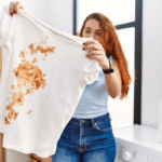 how to get oil out of clothes