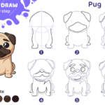 how to draw a dog
