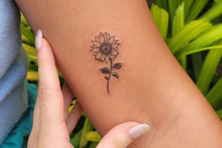 daisy tattoo