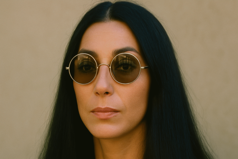 cher circle glasses
