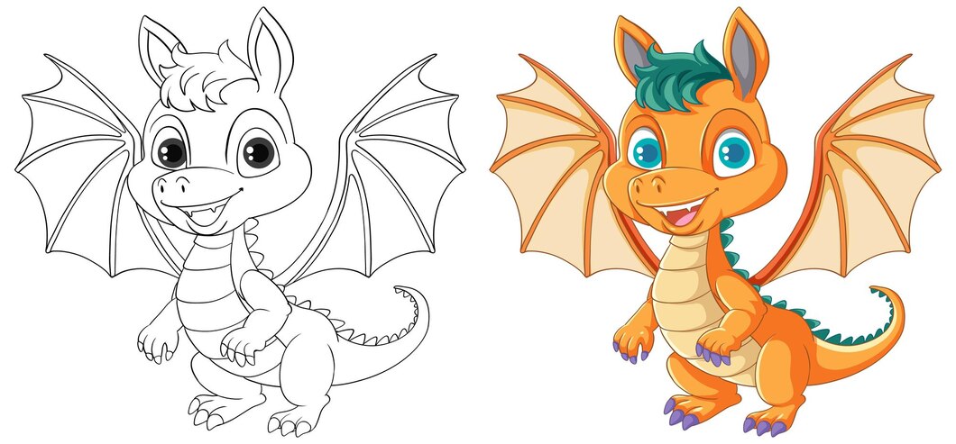 how to draw a dragon