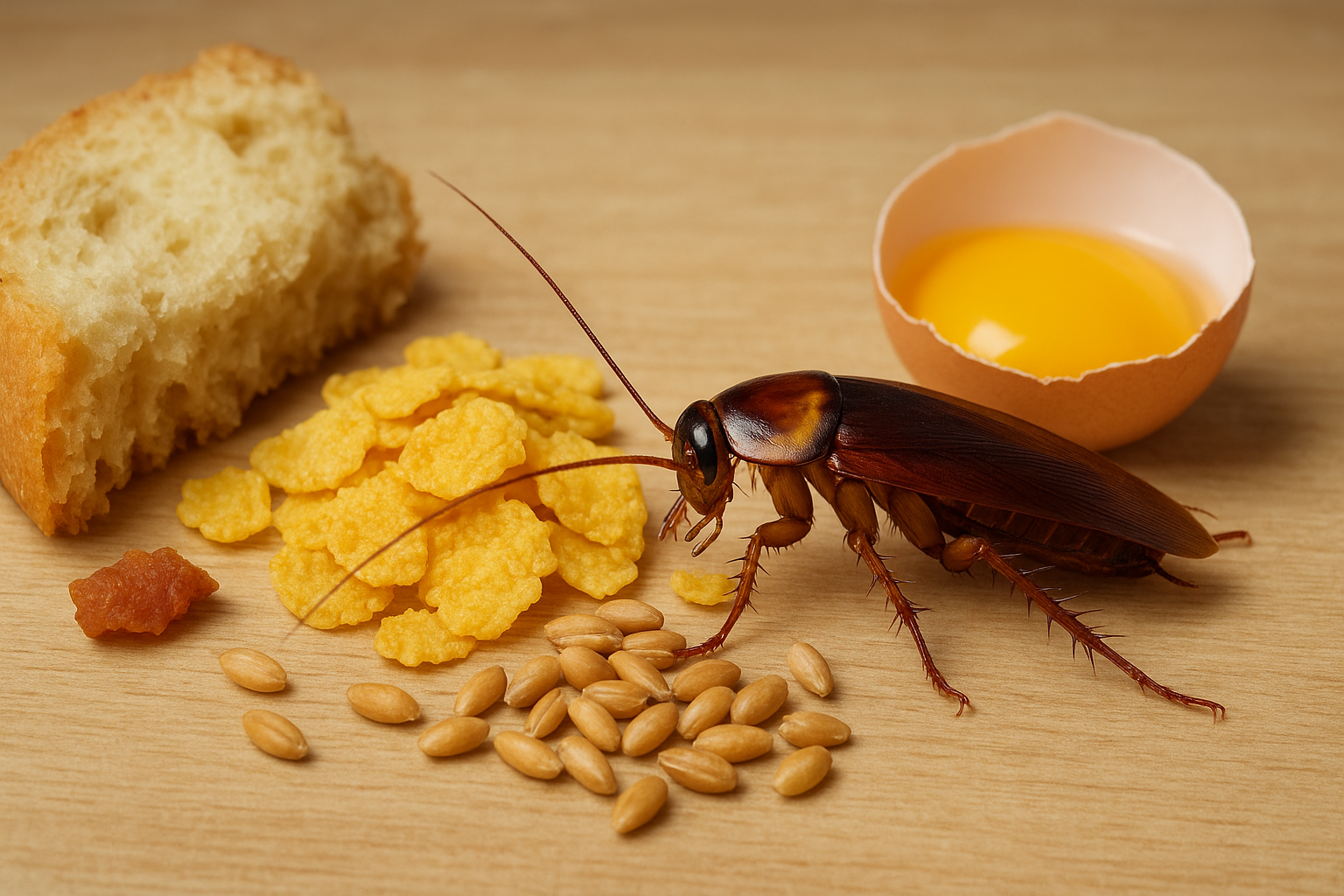 what do cockroaches eat