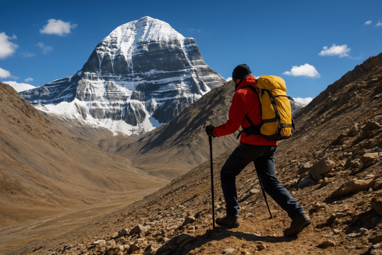 climbing kailash