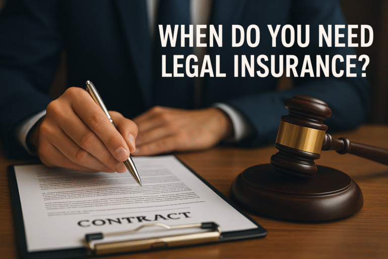 when do you need legal insurance