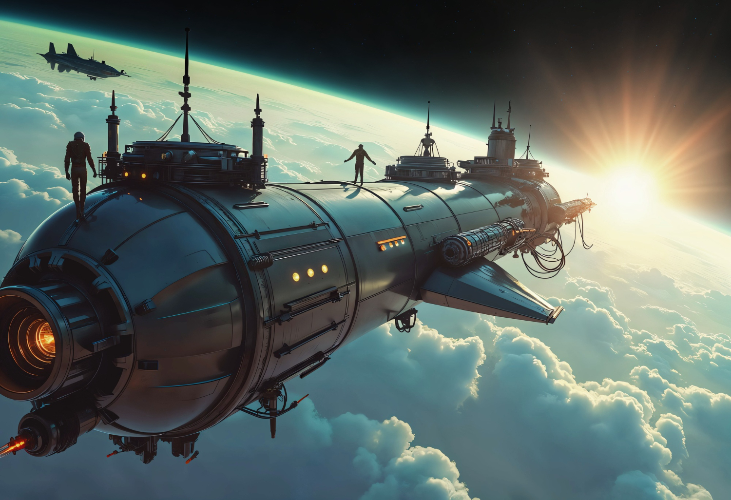 space force orbital warship carrier