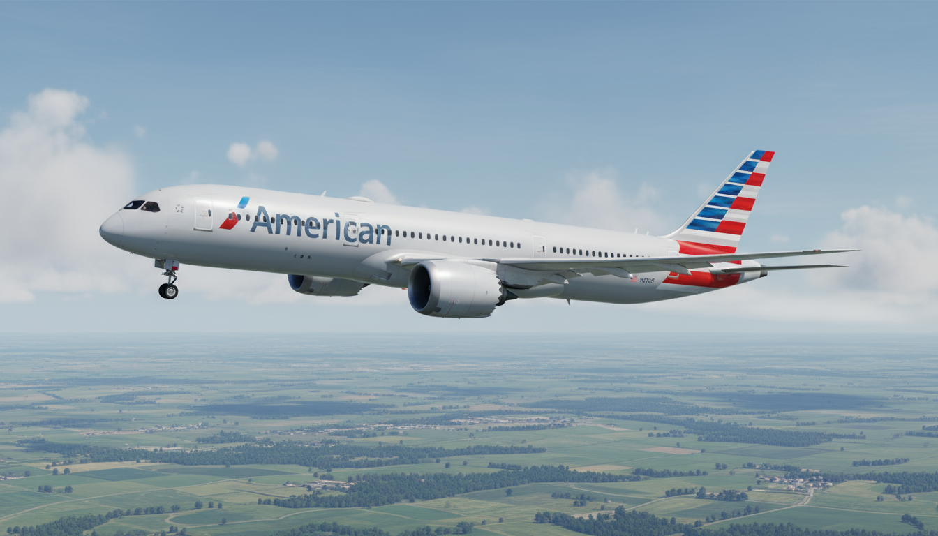 air france a350 chicago flight return