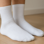 white socks
