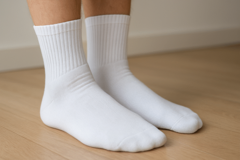 white socks