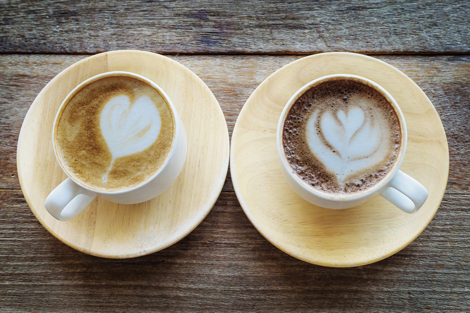 cappuccino vs latte