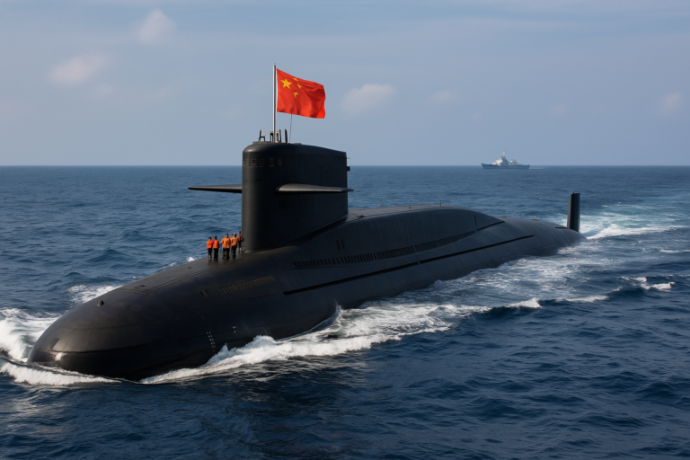 type 094 submarine operations china