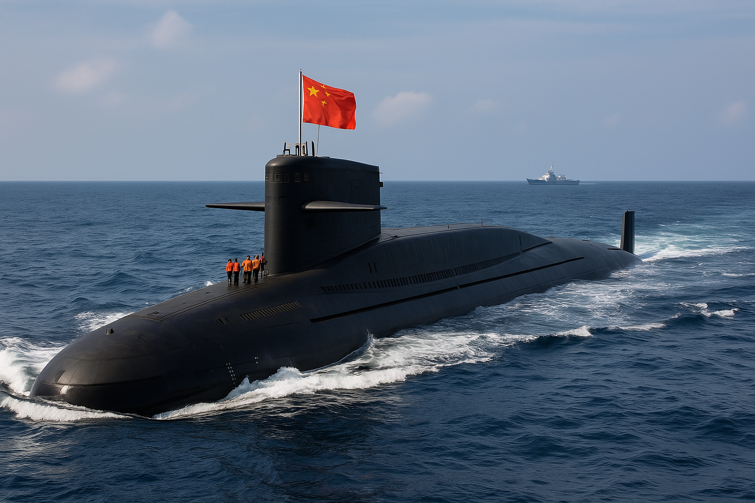 type 094 submarine operations china